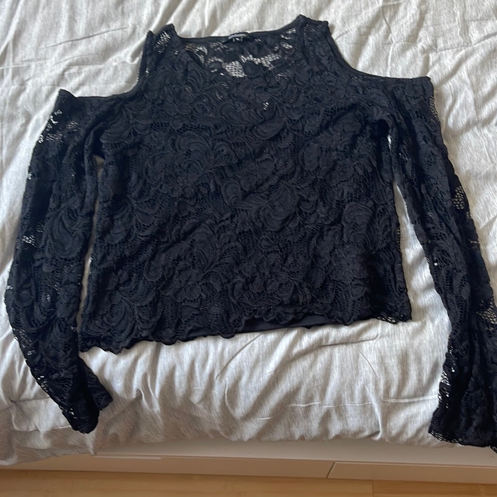 Ambiance Cold Shoulder Top